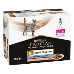 Pro Plan Veterinary Diets NF Renal Comida Húmeda para Gatos con Salmón