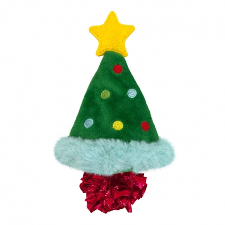 Kong Crackles Peluche para Gatos Árbol de Navidad