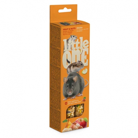 Little One Stick con Frutas y Nueces para Pequeños Mamíferos