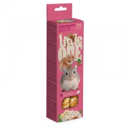 Little One Stick con Arroz Inflado y Nueces para Pequeños Mamíferos