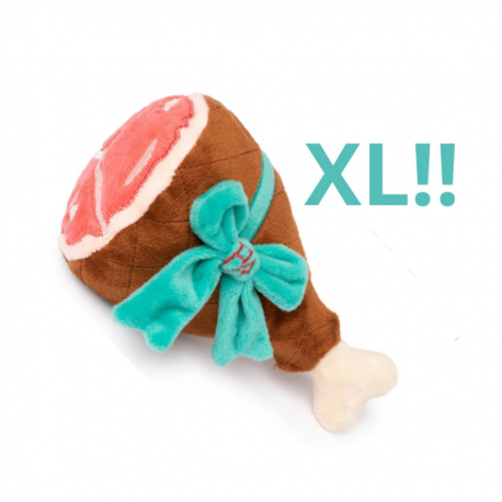 Fuzzyard Humongous Peluche para Peluche para Perros Jamón Gigante de Navidad
