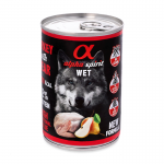 Alpha Spirit Pack de Latas para perros de Pavo y Pera