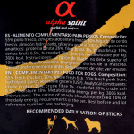 Pack Alpha Spirit de sticks de pollo para perros