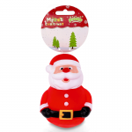 Pawise Santa Claus de Navidad Juguete de Latex para Perros