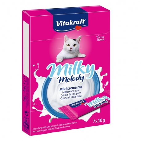 Vitakraft Milky Melody Snack Cremoso para Gatos con Leche