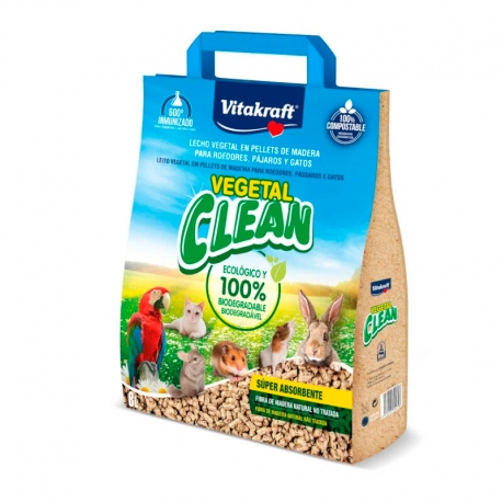 Vitakraft Vegetal Clean Universal Lecho Vegetal para Pequeños Mamíferos