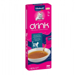 Vitakraft Drink Snack Líquido para Gatos de Salmón con L-Carnitina