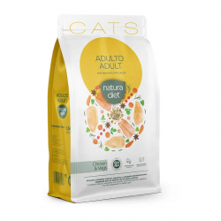 Natura Diet Adult Pienso para Gatos Adultos con Pollo y Vegetales