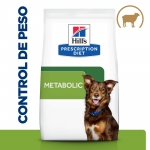 Hills Prescription Diet Metabolic pienso para perros sabor cordero y arroz