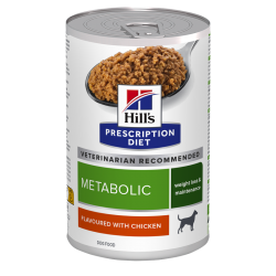 Pack de latas Hills Canine Metabolic 370 gr. para perro