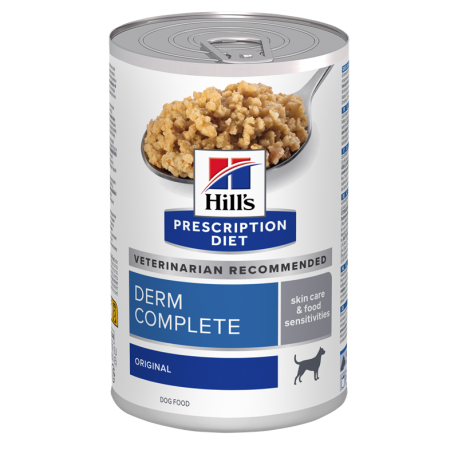 Hill's SP Canine Derm complete comida húmeda.