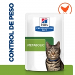Pack Sobres Hills Prescription Diet Feline Metabolic para gatos adultos