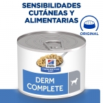 Pack de Latas Hills Prescription Diet Derm Complete para perros