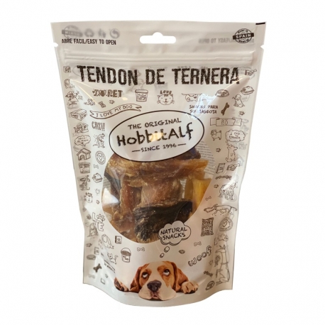 HobbitAlf Tendones de Ternera Deshidratados Snack para Perros