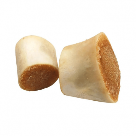 HobbitAlf Hueso de Calcio Ternera Relleno Snack para Perros