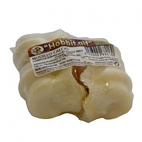 HobbitAlf Nudillos de Ternera con Calcio Snack para Perros