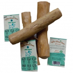 HobbitAlf Palo de Madera de Café Snack Mordedor para Perros