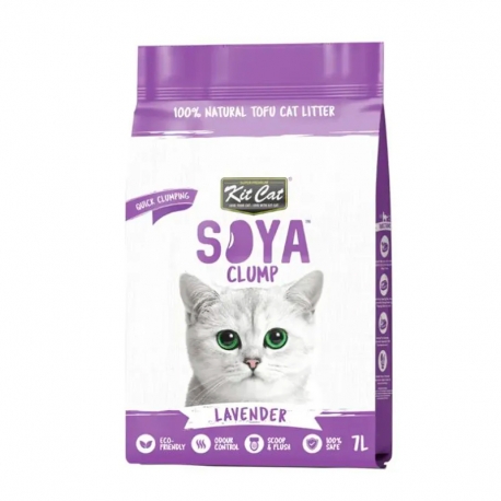Kit Cat Arena para Gatos Eco SoyaClump Aroma Lavanda