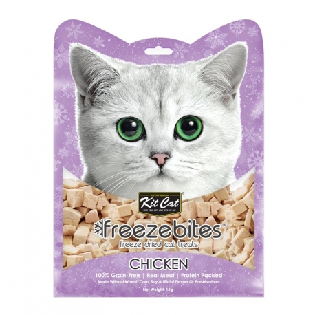 Kit Cat FreezeBites Snack para Gatos con Pollo