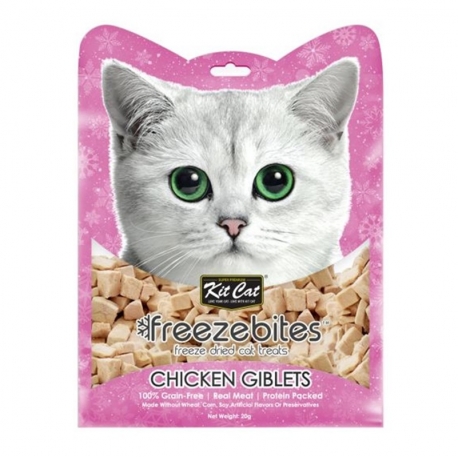 Kit Cat FreezeBites Snack para Gatos con Hígado de Pollo