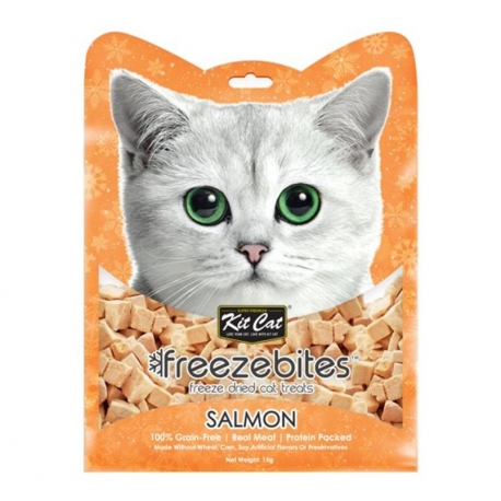 Kit Cat FreezeBites Snack para Gatos con Salmón