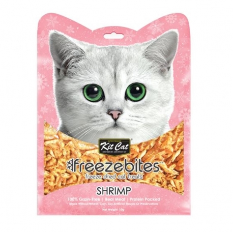 Kit Cat FreezeBites Snack para Gatos con Camarones