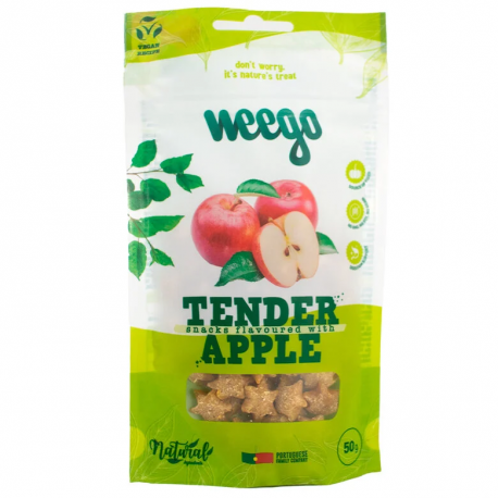 Weego Tender Apple Snack Vegano para Perros con Manzana