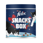 Felix Snack Box Navidad Snacks para Gatos con Pollo, Hígado y Pavo