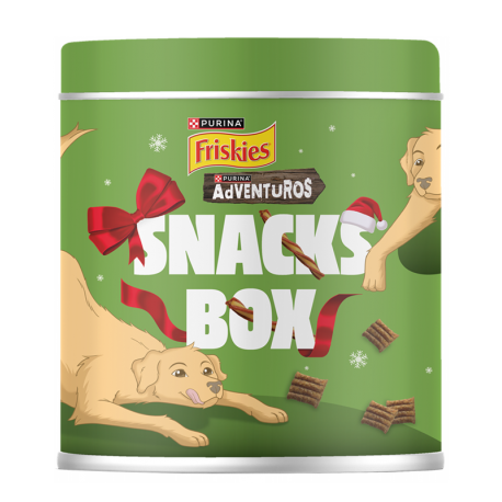 Friskies Adventuros Navidad Snacks para Perros con Pollo
