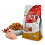 Farmina ND Cat Quinoa Grain free Skin Coat Codorniz pienso para gatos