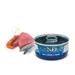 Pack de latas Farmina ND Ocean para gatos de Atún, Sardina y Gamba