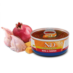 Pack de latas Farmina ND Codorniz Pumpkin para gatos