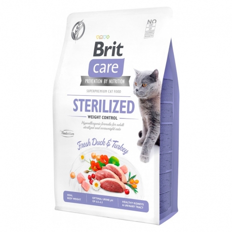 Brit care cat sterilized weight control pienso para gatos