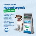 Farmina vet life dog hypoallergenic huevo dieta para perros