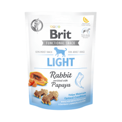 Brit care dog functional snack light conejo