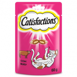 Catisfactions Snacks para Gatos con Buey