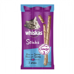 Whiskas Sticks Snacks para Gato de Salmón