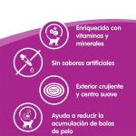 Whiskas Anti-Hairball Snacks para Gato Bolas de Pelo