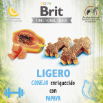 Brit care dog functional snack light conejo