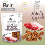 Brit jerky snack protein bar pato premios para perro