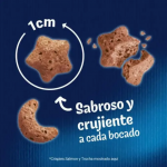 Felix Crispies Snack para Gatos de Salmón y Trucha