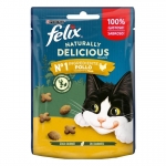 Felix Naturally Delicious Snack para Gatos con Pollo