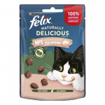 Felix Naturally Delicious Snack para Gatos con Salmón