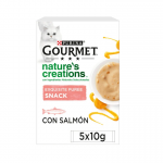 Gourmet Nature's Creations Puree Cremoso para Gatos con Salmón