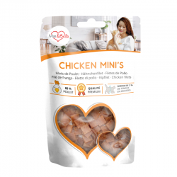 Max&Bella Chicken Minis Snack para Gatos Cubitos de Pollo