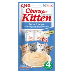 Churu Kitten Snack Cremoso para Gatos con Atún