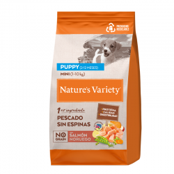 Nature´s Variety No Grain Puppy Pienso para Cachorros de Razas Pequeñas con Salmón Noruego