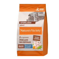 Nature´s Variety Healthy Grain Sterilised Pienso para Gatos Esterilizados con Pescado Blanco