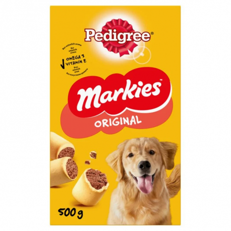 Pedigree Markies Original Galletas para Perros Rellenas de Carne