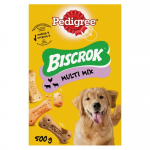 Pedigree Biscrok Multi Mix Snacks para Perros con Pollo Buey y Cordero